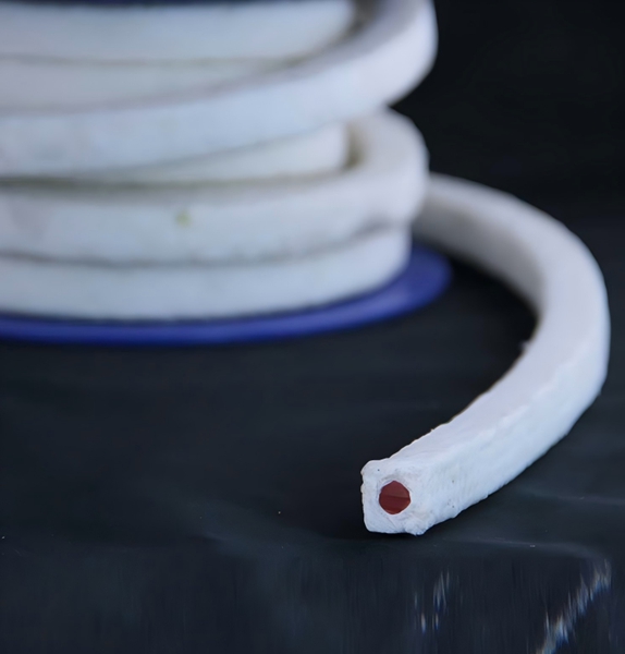 White Aramid Fiber Packing with rubber core