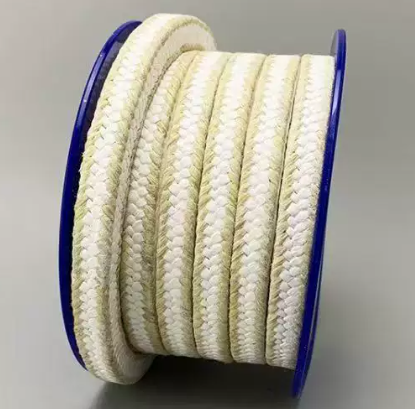 White PTFE Packing with Aramid Corners