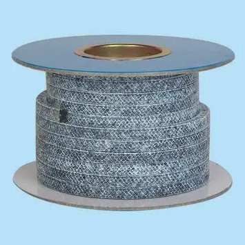 Graphite packing with PTFE impregnation